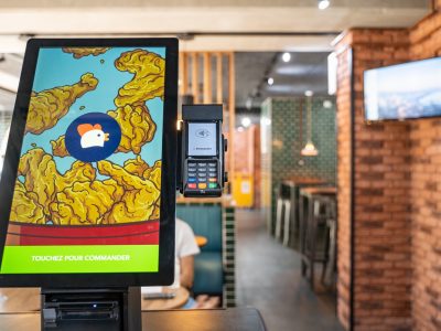 Borne de commande Digital Foody pour les restaurants